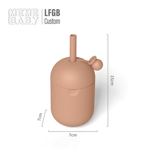 Biberón de Silicona Antiderrames Ecológico para Bebés, Novedad 2025, Productos para la Alimentación Infantil, Botella de Agua - Product Image 6