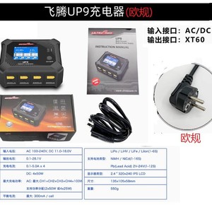 อัลตร้าพาวเวอร์ อัพ 9 เอซี 100 วัตต์/ดีซี 200 วัตต์เครื่องชาร์จแบตเตอรี่ลิเธียมสำหรับเครื่องบินสี่ช่อง 220V - Product Image 5