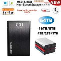 Interface USB haute vitesse 16T et 8T améliorée Commerce extérieur transfrontalier Utilisé Disque SSD mobile à semi-conducteurs