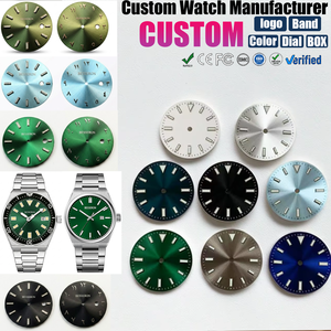 Cadran de montre vierge personnalisé Guangzhou en acier inoxydable lumineux NH35 NH36 3135 VK64, pièces OEM avec logo Besseron pour usage professionnel - Product Image 1