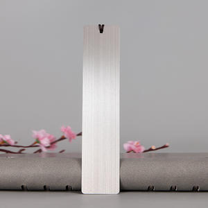 Grosir penanda buku sublimasi kuningan pembatas buku surat polos Logo Meta kustom pembatas buku Olahraga baja tahan karat Eropa - Product Image 2