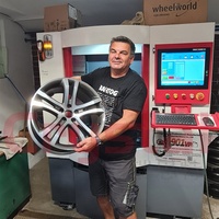 Prix de la machine de réparation de roues de tour à commande numérique verticale à découpe diamantée CRYSTAL AWR904VP