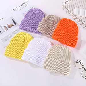 Gorro <span class=keywords><strong>de</strong></span> melón <span class=keywords><strong>de</strong></span> varios colores <span class=keywords><strong>para</strong></span> otoño e invierno, gorro <span class=keywords><strong>de</strong></span> punto <span class=keywords><strong>de</strong></span> <span class=keywords><strong>lana</strong></span> <span class=keywords><strong>de</strong></span> Color sólido, gorro frío a prueba <span class=keywords><strong>de</strong></span> viento <span class=keywords><strong>para</strong></span> hombres y mujeres, al por mayor - Product Image 3