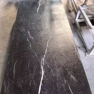 Panneau mural en <span class=keywords><strong>PVC</strong></span> <span class=keywords><strong>effet</strong></span> <span class=keywords><strong>marbre</strong></span>, <span class=keywords><strong>plaque</strong></span> en cristal de carbone, imperméable, revêtement mural pour salon, cuisine, commerce - Product Image 4