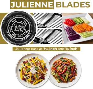 Cortador de verduras ajustable de acero inoxidable - rebanador multifuncional para cebolla y patata para la cocina - Product Image 4