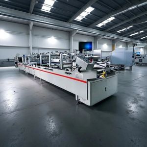 3A-850 Electric Cold Glue Automatic Folding Gluing Machine for 4/6 Corner <b>Boxes</b> Cartons Packaging - Product Image 2