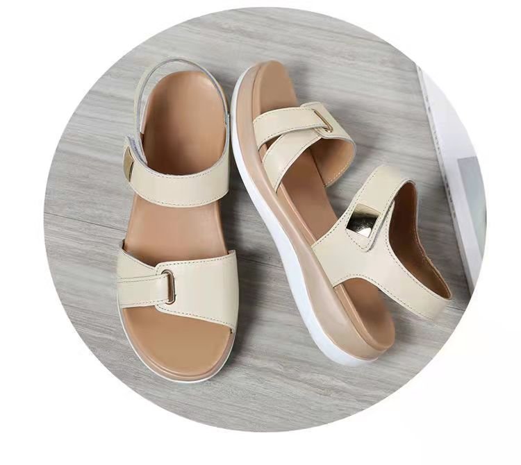 Sandali Ortopedici Donna Con Plateau E Zeppa – Pelle Traspirante, Perfetti Per Outdoor E Tempo Libero - 3