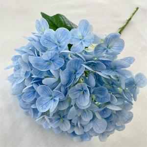 Bán Buôn Chất Lượng Cao Đám Cưới Hoa Sắp Xếp Màu Hồng Duy Nhất Tú Cầu Latex Bất Cảm Ứng Nhân Tạo Hoa Trắng - Product Image 2