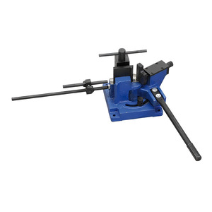 เครื่องดัดเหล็กแบบมือหมุนสำหรับงานโลหะแผ่นและท่อ พร้อมที่หนีบและด้ามจับปรับได้ - Product Image 1