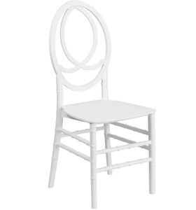 Chaises blanches en résine de propylène en plastique de banquet de <span class=keywords><strong>location</strong></span> d'événements de <span class=keywords><strong>mariage</strong></span> vente en gros - Product Image 1