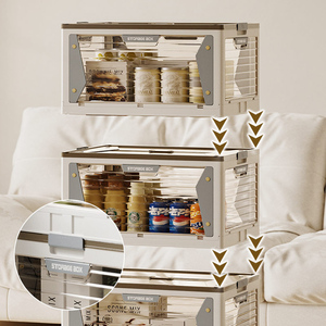 Lớn 35L + Linh Hoạt Đóng Mở Đa Chức Năng PP Nhựa Có Thể Gập Lại Đồ Gia Dụng Lưu Trữ Bin Năm Cửa Tổ Chức Lưu Trữ Container - Product Image 4