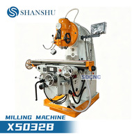 Fraiseuse universelle verticale à genouillère SDCNC X5032B, robuste, 3 axes, manuelle, 380V