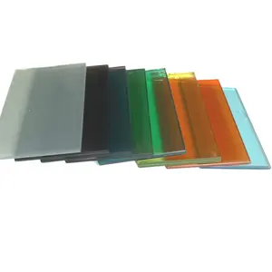 Ultra Clear Tempered Laminated Wall Glass Frosted Toughened Double Interlayer Bulletproof Soundproof Office Partition Glass