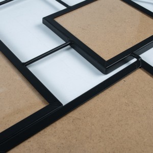 Trang trí nội thất kim loại Foto khung <span class=keywords><strong>3</strong></span> mở cắt dán ảnh khung Muti xem tường fotolijst - Product Image 3