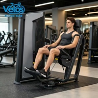 Machine de musculation professionnelle à pression pectorale verticale Velos, à charge par poulie, pour entraînement de force en salle de sport