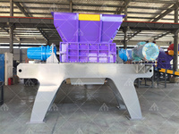 Ligne de recyclage de ferraille solide Déchiqueteuse de canettes de ferraille pour fonte d'aluminium et d'acier avec déchiqueteuse à marteau