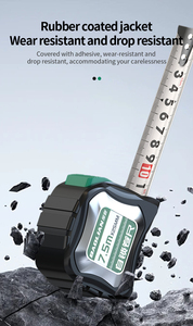 Thước dây thép tự khóa cứng dày <span class=keywords><strong>3</strong></span> mét 5 mét tự động khóa hộp thước hộ gia đình kéo thước chống rơi - Product Image 5
