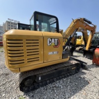 Mini-excavatrice CAT305.5E2 d'occasion en bon état, directement de l'usine, économique, haute performance, accepte la personnalisation des accessoires