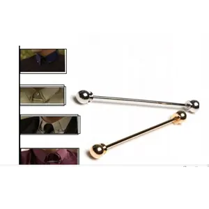 fashion classic tie clip metal Gold plated tack tie pin for men brooch