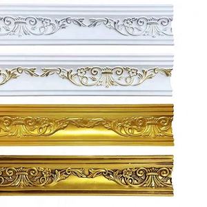 Высокая плотность водонепроницаемый классический интерьер декоративный золотой потолочный карниз - Product Image 2