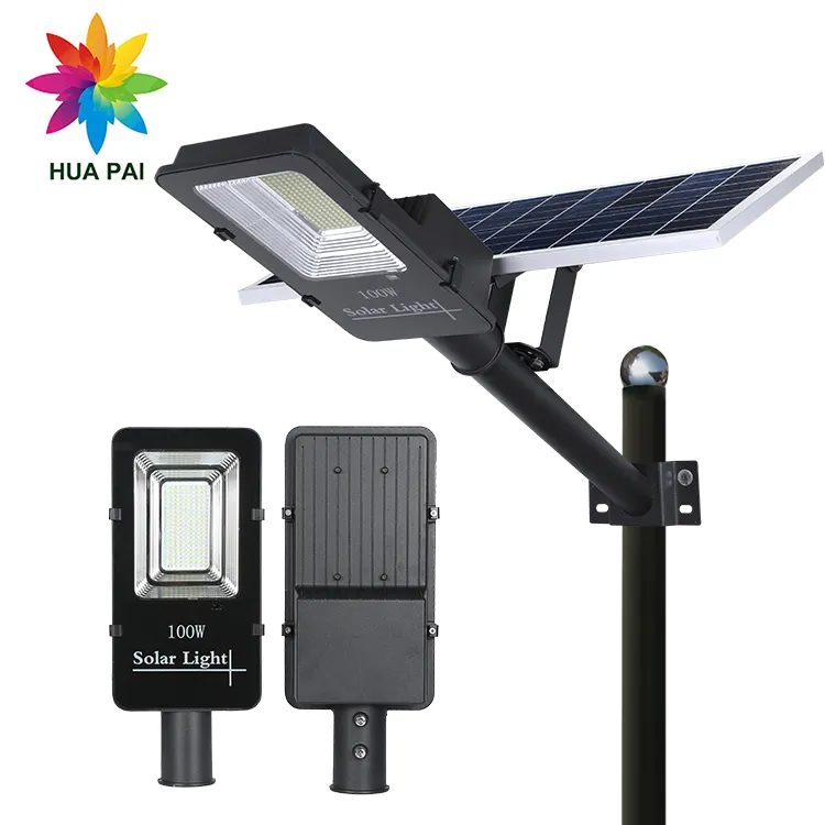HUAPAI lampada solare a LED ad alte prestazioni da 60watt 100watt 150watt 200watt per lampione stradale