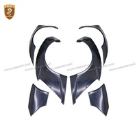 Kit de carrosserie de conversion style LB pour Lamborghini Gallardo LP540 2004-2007 : Lame de pare-chocs avant, jupes latérales, élargisseurs d'ailes, kit large
