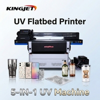 Impresora UV Comercial Kingjet 1060, Certificada por CE OEKO, Ideal para Regalos Personalizados y Producción para Pequeñas Empresas