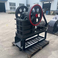 Concasseur à mâchoires portable diesel 250x400 (équipement de concassage de pierres à petite échelle)