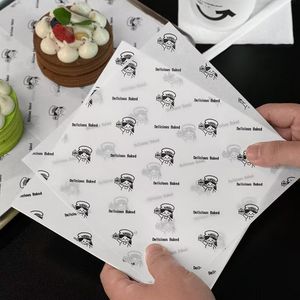 אוכל סיטונאי מזון בטוח גריז לשימוש חוזר המבורגר אפייה חמאה כריך אריזת נייר עטיפה - Product Image 4