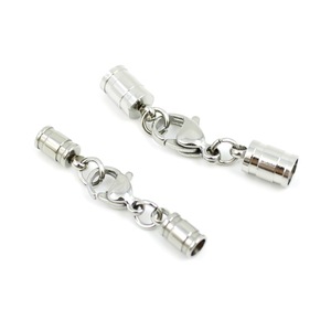Stainless Steel Threaded Bucket Lobster Buckle Set Chain For <b>Bracelet</b> Making DIY Jewelry Accessories - Product Image 3
