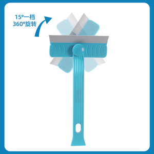 Cepillo giratorio para limpieza de huecos con cerdas de nailon azul cielo para limpieza de pisos de baño y cocina - Product Image 2