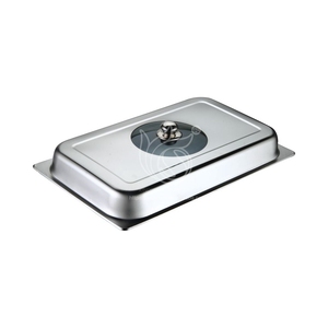 Scaldavivande Economico in Acciaio Inox con Coperchio in Vetro Trasparente per Catering, Hotel, Ristoranti e <span class=keywords><strong>Cucine</strong></span> - Product Image 2