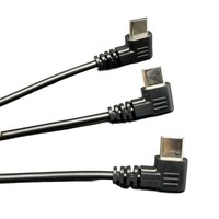 Cable divisor USB-C/A a 3xUSB-C de 1 metro y 90 grados |   Carga Rápida 3A para 3 Dispositivos |   Cargador múltiple en ángulo para impresora y más dispositivos