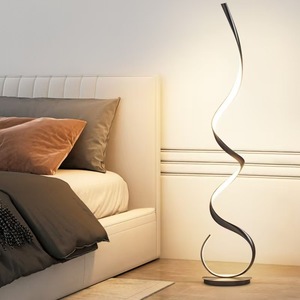 Modern Minimalist LED <strong>Floor</strong> <strong>Lamp</strong> for Living Room Bedroom Vertical <strong>Arc</strong> Smart Design with Led Base for Hotel Bedside or Bedron - Product Image 4