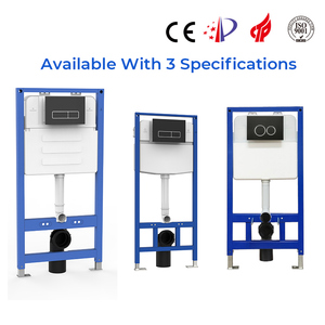 Citerne suspendue en plastique mince de haute qualité de style design moderne par réservoir caché pour boutons poussoirs de <span class=keywords><strong>toilette</strong></span> en céramique inclus - Product Image 4