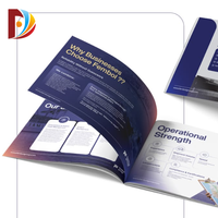 Brochure personnalisée en couleur, catalogue d'entreprise de la marque Fangda, prix bas, écologique, de bonne qualité, impression sur papier