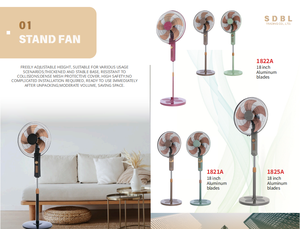 Ventilateur de refroidissement d'air professionnel d'intérieur de haute qualité de 18 pouces avec commande mécanique et 5 pales en aluminium pour hôtels et usage domestique - Product Image 4