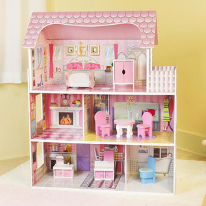 Venta al por mayor <span class=keywords><strong>de</strong></span> suministro <span class=keywords><strong>de</strong></span> fábrica DIY Rosa OEM <span class=keywords><strong>grandes</strong></span> juguetes <span class=keywords><strong>de</strong></span> <span class=keywords><strong>madera</strong></span> <span class=keywords><strong>para</strong></span> niños casa <span class=keywords><strong>de</strong></span> muñecas puerta Kits Mini muebles en miniatura <span class=keywords><strong>para</strong></span> <span class=keywords><strong>niñas</strong></span> - Product Image 4