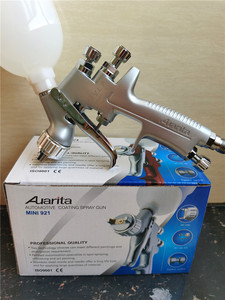 Para <span class=keywords><strong>Auarita</strong></span> <span class=keywords><strong>MINI</strong></span> pistola pulverizadora de potencia 1,0 1,2mm boquilla herramienta de pintura de baja presión - Product Image 4
