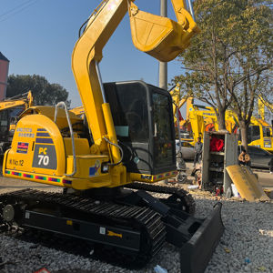 Komatsu PC70 7 Ton Cummins Engine Excavator with Zero Tail Swing Option and Pump for <b>Tight</b> Urban Sites Indoor Demolition Work - Product Image 1