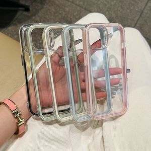 <span class=keywords><strong>Cover</strong></span> Protettiva Trasparente 2-in-1 <span class=keywords><strong>Colorata</strong></span> Adatta per <span class=keywords><strong>Apple</strong></span> 17 Stile Ins Custodia Antiurto in TPU per iPhone 16Pro Max - Product Image 1