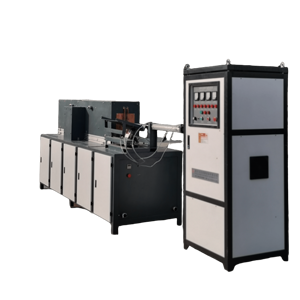 Four de forgeage à induction 200 kW à succès pour la forge de boulons et d'écrous avec cylindre pneumatique et alimentation automatique des matériaux - Product Image 1