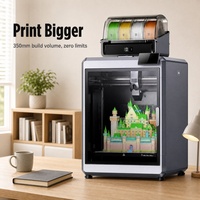 Imprimante 3D AMS Combo, nouvelle, grande taille, haute vitesse, automatique, garantie 1 an, prototypage en métal aluminium FDM, volume d'impression 350x350x350mm