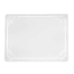 Bandeja de plástico de sushi desechable para llevar de la mejor calidad 22 oz con tapas para cajas de embalaje convenientes para llevar tapa - Product Image 2