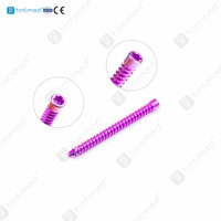 Implants de chirurgie orthopédique vétérinaire pour accessoires médicaux vis de verrouillage vis de verrouillage titane HC