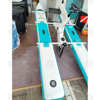 Vélo aquatique gonflable portable en PVC de qualité supérieure, personnalisé en usine, pour le jeu aquatique