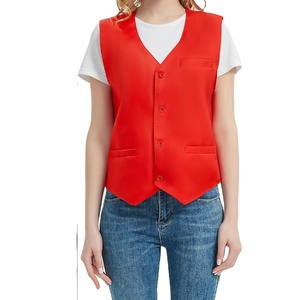 Chaleco de trabajo con botones unisex, actividad, supermercado, Bar, evento, uniforme, chaleco <span class=keywords><strong>para</strong></span> voluntario, <span class=keywords><strong>camarero</strong></span>, ropa de trabajo - Product Image 2