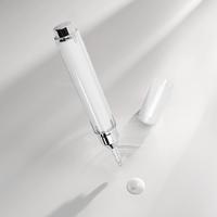 Flacon-seringue sans air en PETG jetable de haute qualité pour sérum de soin de la peau, usage cosmétique professionnel, capacité de 10 ml