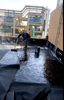Revêtement imperméable en polyuréthane à haute élongation avec membrane liquide flexible, peinture pour toiture métallique