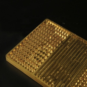 Moule à glaçons personnalisé en cuivre avec impression et estampage, plateau en laiton pour glaçons en nid d'abeille - Product Image 6